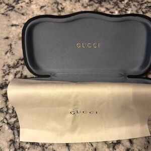 Gucci Light Blue Eyewear Case